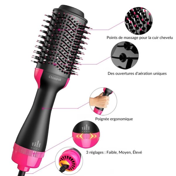 AirGlam - Sèche Cheveux Brosse 4 en 1 – Image 5