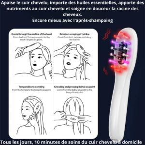 Peigne Magique - Anti-Perte de Cheveux et Croissance