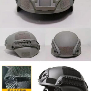 8 Image du casque militaire RAPIDE : Vue détaillée du casque militaire pour airsoft en plastique ABS.