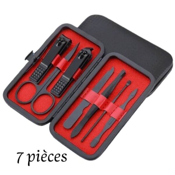 kit de coupe-ongles professionnels 7 pièces