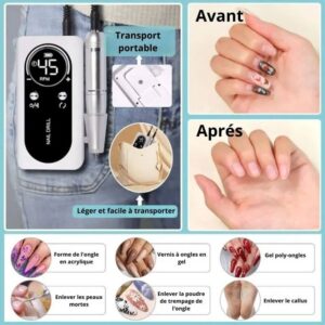 Ponceuse à ongles pro