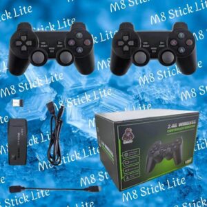 Console de Jeu Vidéo M8 Stick Lite avec 10 000 jeux intégrés