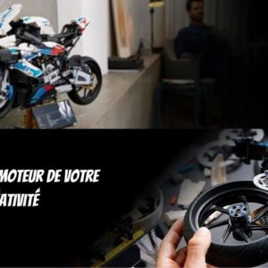 Démarrez le moteur de votre créativité Instructions en couleur incluses dans le kit