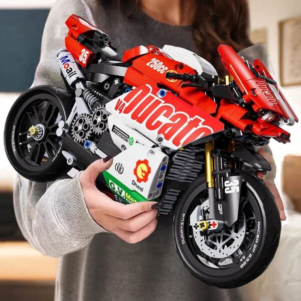 Bloc de Construction Moto GP Ducati V4 (identique LEGO)