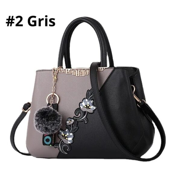 Sac à Main Élégant Femme Gris