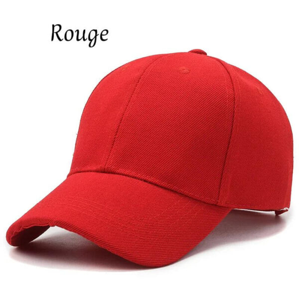 Casquette unisexe en polyester – Idéale pour le sport et les sorties.