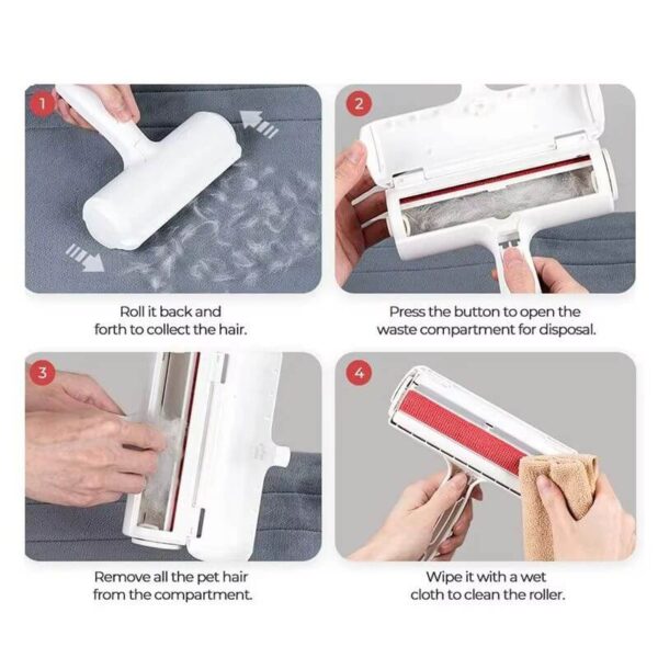 Brosse Anti Poils Animaux Magique Lavable Réutilisable – Image 13