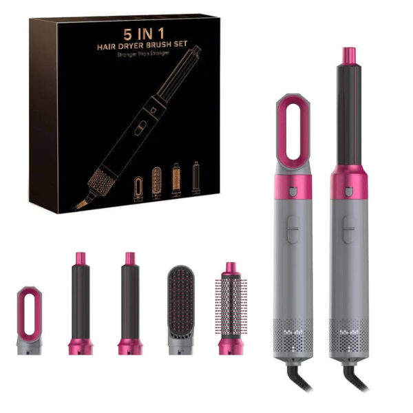 Sèche-cheveux 5 en 1 avec accessoires interchangeables