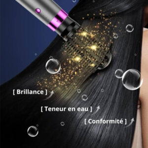 Technologie ionique pour des cheveux brillants et sans frisottis