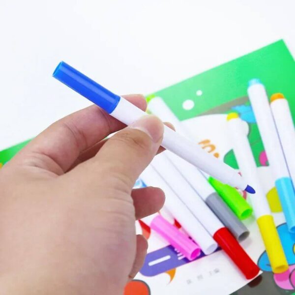 Pack 12 couleurs de marqueurs craie liquide pour tableaux lumineux