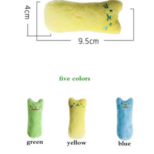Jouet de relaxation en peluche pour chat, résistant et durable
