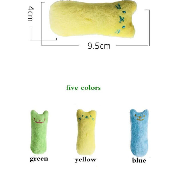 Jouet de relaxation en peluche pour chat, résistant et durable