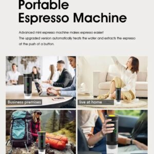 Expresso parfait en déplacement – camping, voyage et bureau.