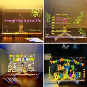 Tableau lumineux pour écrire des messages et dessiner