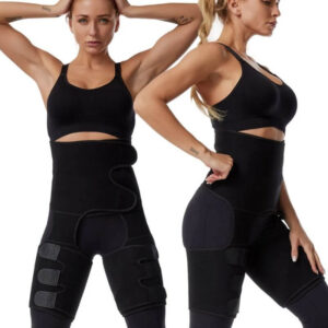 Ceinture amincissante pour taille et cuisses - Effet 3 en 1