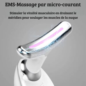 Soin du visage anti-rides avec micro-courants EMS