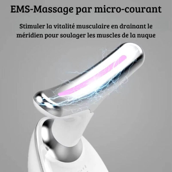 Soin du visage anti-rides avec micro-courants EMS
