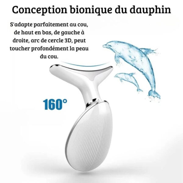 Masseur électrique ergonomique pour rides et fermeté