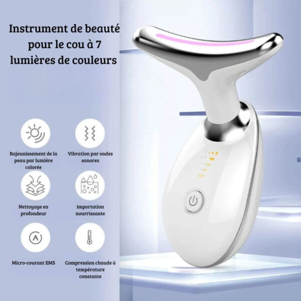 Appareil anti-âge lifting et tonifiant visage et cou