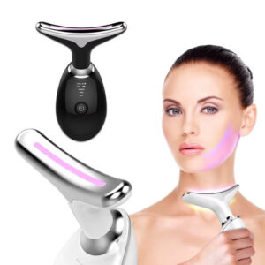 Appareil anti-rides visage et cou avec massage LED