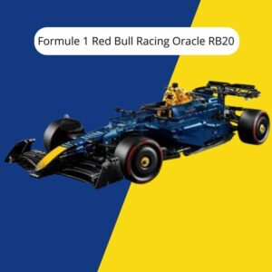 Vue de profil de la LEGO Red Bull Racing RB20