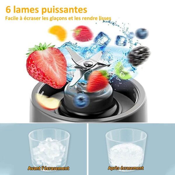 Lames en acier inoxydable du mélangeur