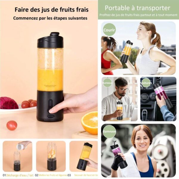 Shaker utilisé en extérieur lors d’un pique-nique